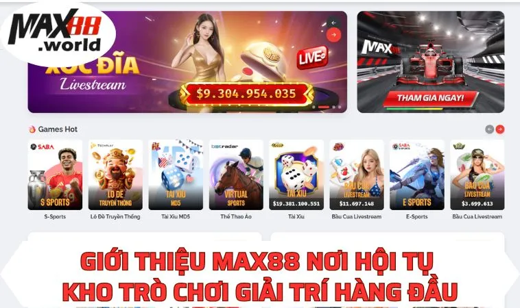 Tổng quan thông tin giới thiệu MAX88 cho hội viên 